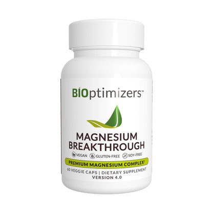 Magnesium Breakthrough Supplement 4.0 - Has 7 Forms of Magnesium: Glycinate, Malate, Citrate, and More - Natural Sleep and Brain Supplement - 60 Capsules
