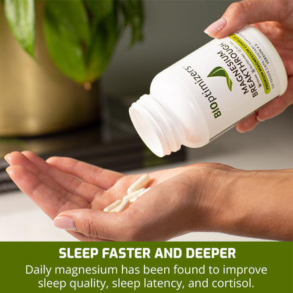 Magnesium Breakthrough Supplement 4.0 - Has 7 Forms of Magnesium: Glycinate, Malate, Citrate, and More - Natural Sleep and Brain Supplement - 60 Capsules